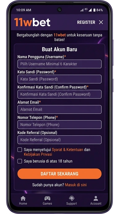 Panduan Mudah Registrasi Akun 11wbet untuk Android