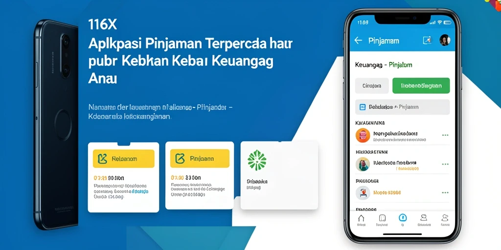 Antarmuka aplikasi 116X yang sederhana dan fungsional.