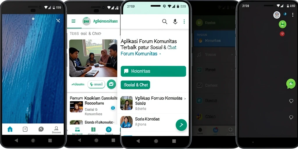 Antarmuka aplikasi Forum Komunitas 2739 yang intuitif dan user-friendly.