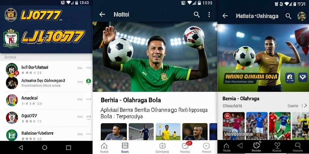 Tampilan antarmuka LJO777 yang modern dan informatif.
