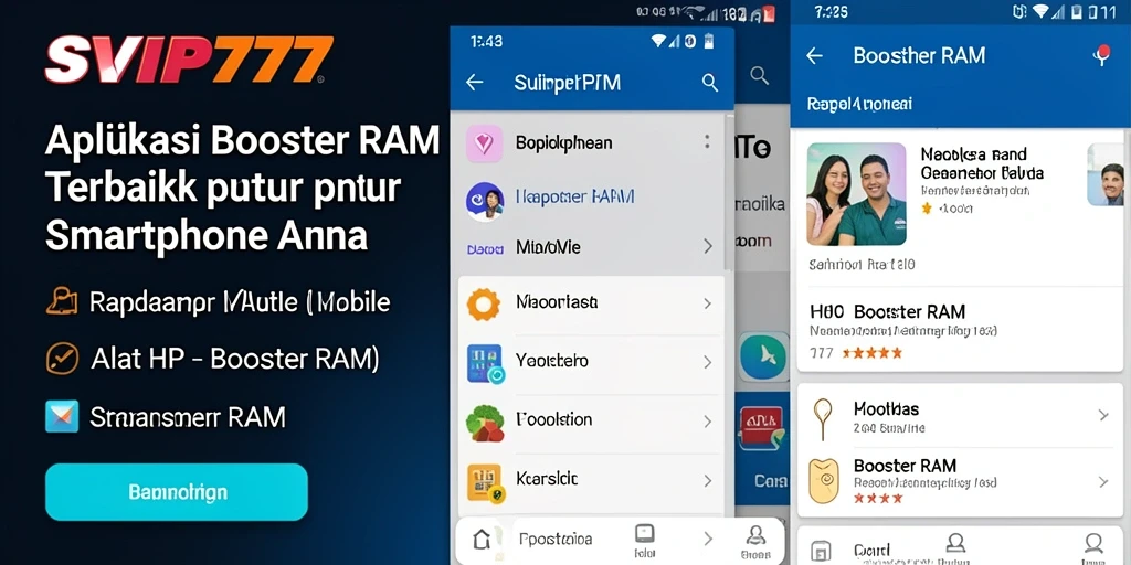 Tampilan antarmuka SVIP777 yang sederhana dan intuitif.
